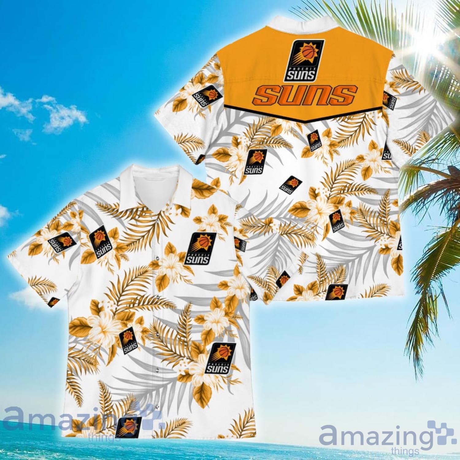 Phoenix Suns Sports American Tropical Flower Patterns Hawaiian Shirt Product Photo 1
