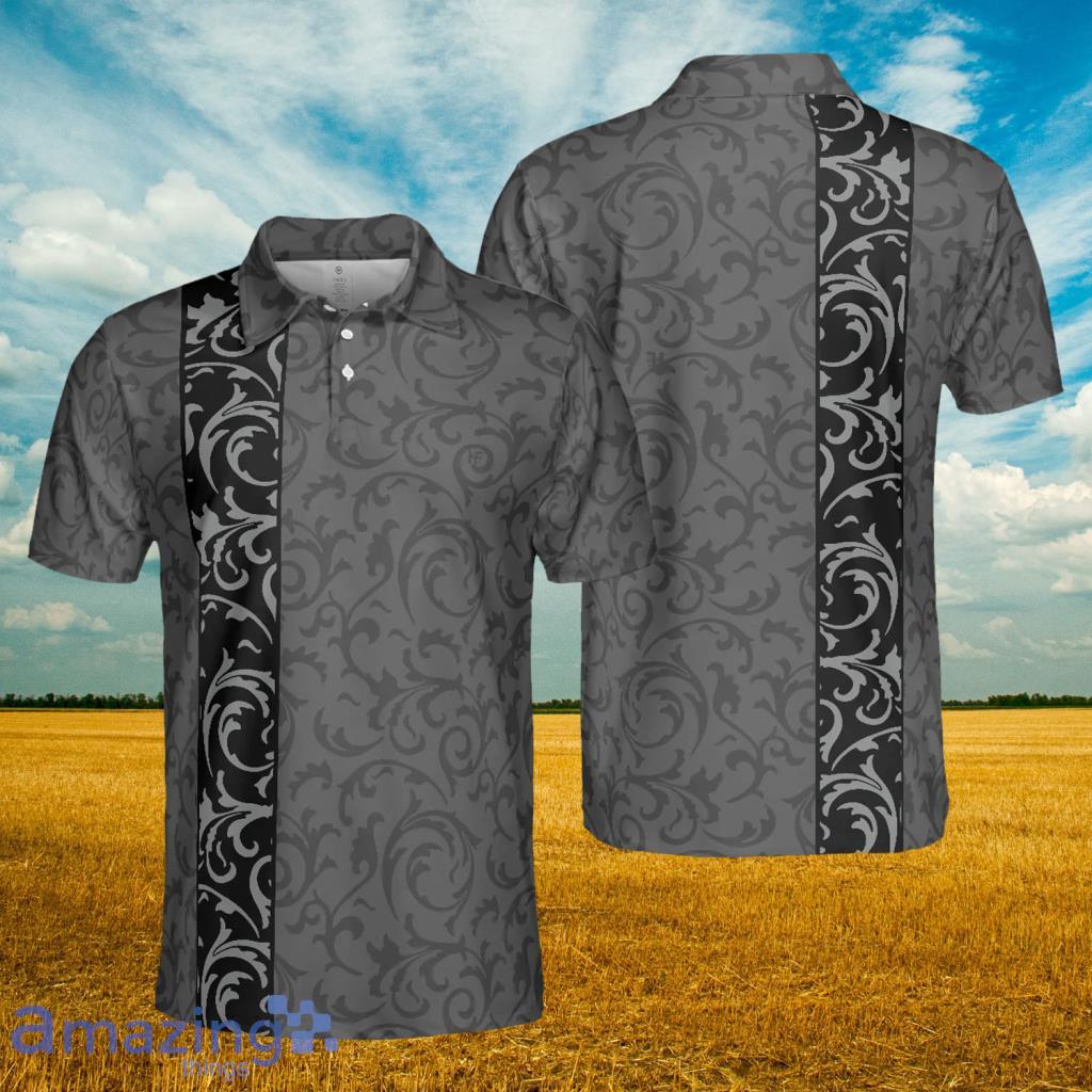Premium Floral Modern Style Short Sleeve Polo Shirt - Premium Floral Modern Style Short Sleeve Polo Shirt
