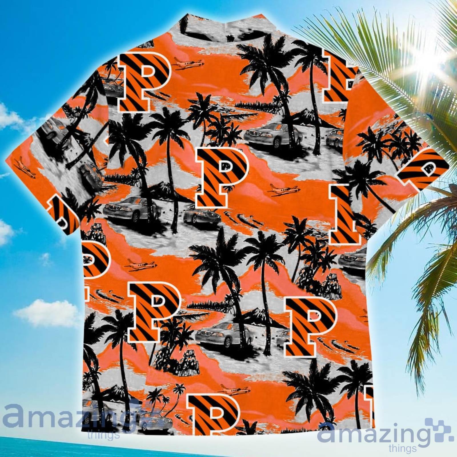 Princeton Tigers Sports American Tropical Coconut Vintage Patterns Hawaiian Shirt image Princeton Tigers Sports American Tropical Coconut Vintage Patterns Hawaiian Shirt Product Photo 3
