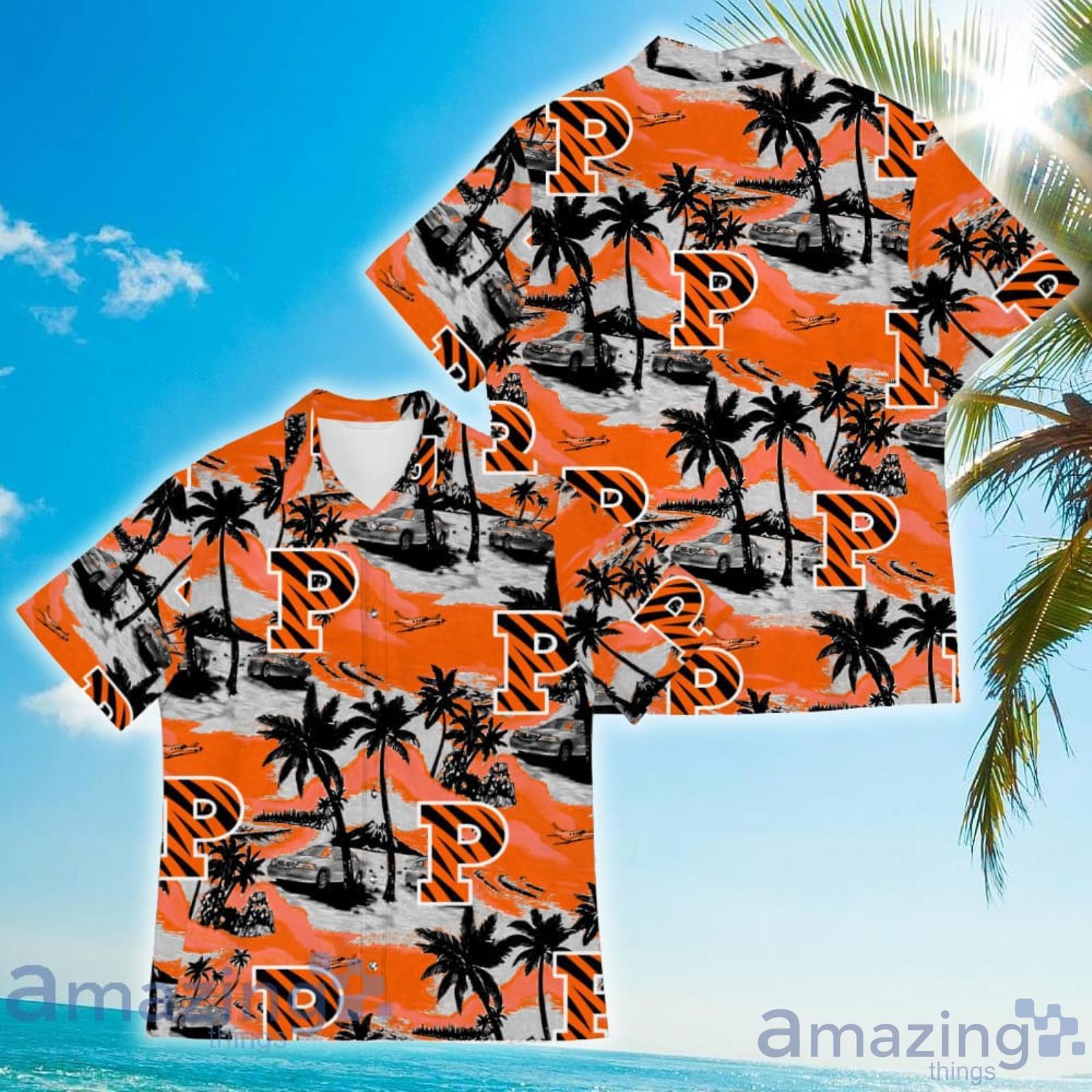 Princeton Tigers Sports American Tropical Coconut Vintage Patterns Hawaiian Shirt Product Photo 1