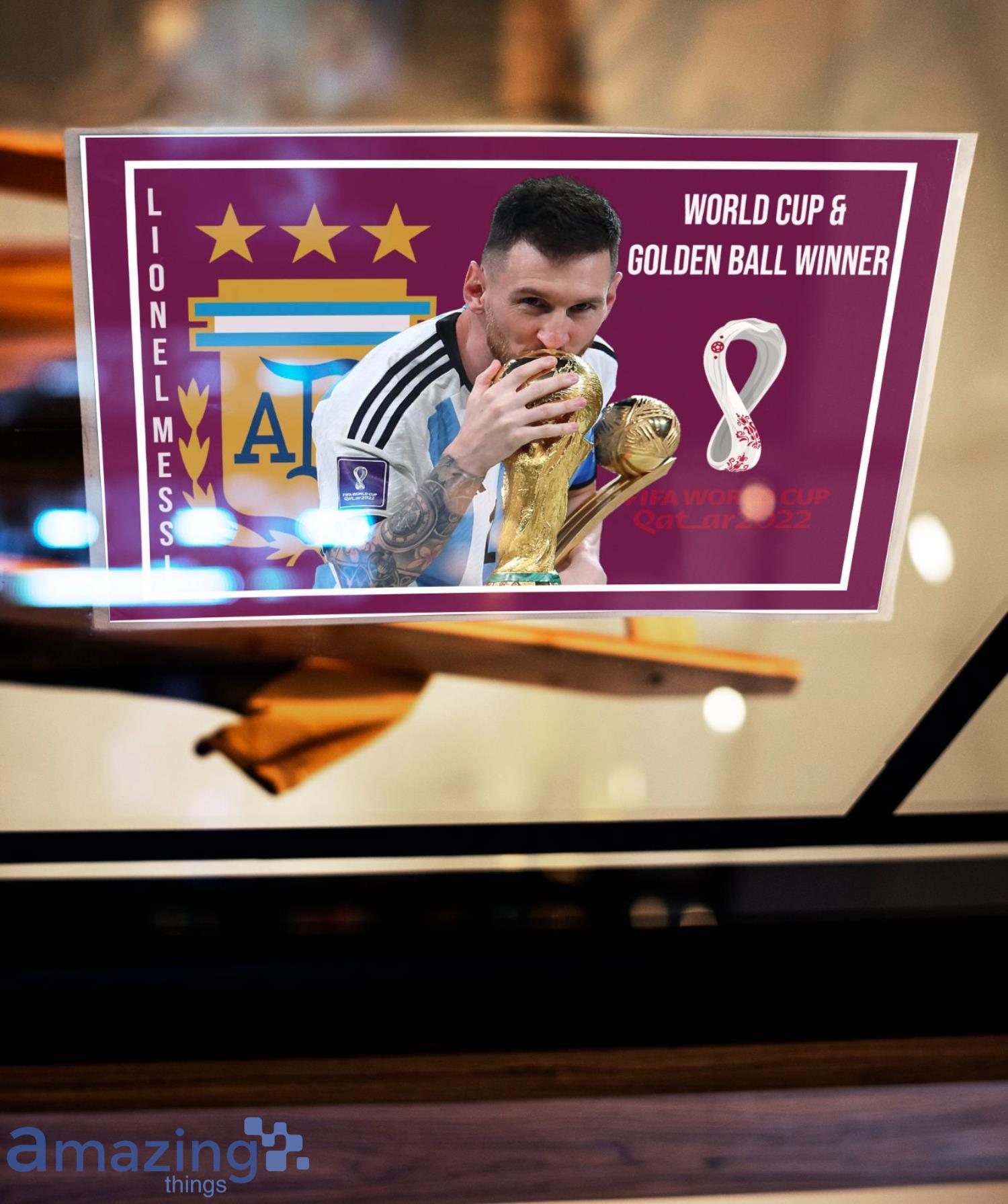 : Lionel Poster 2022 Argentina World Cup Champion Poster