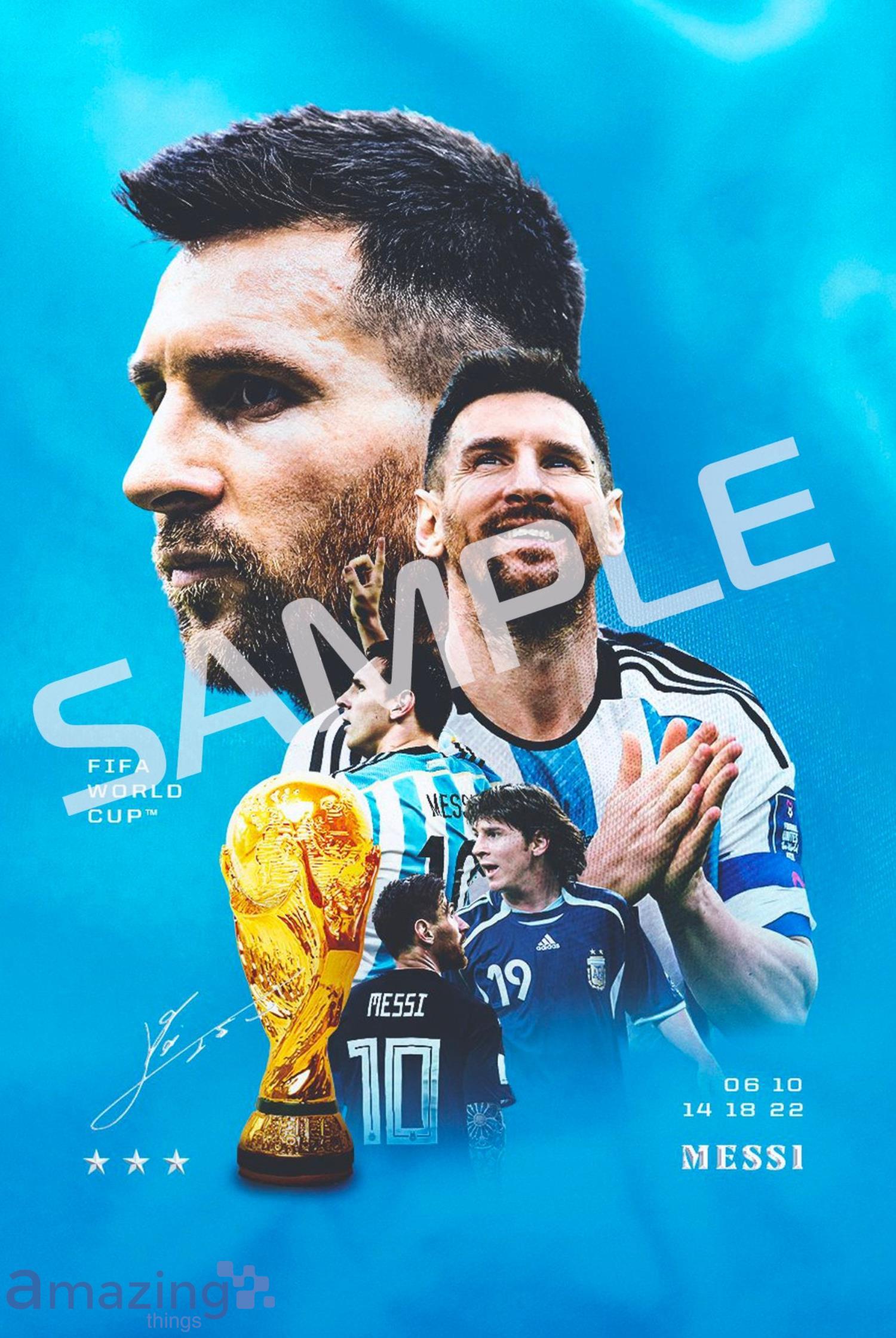 FIFA WORLD CUP 2022 MESSI POSTERS Template