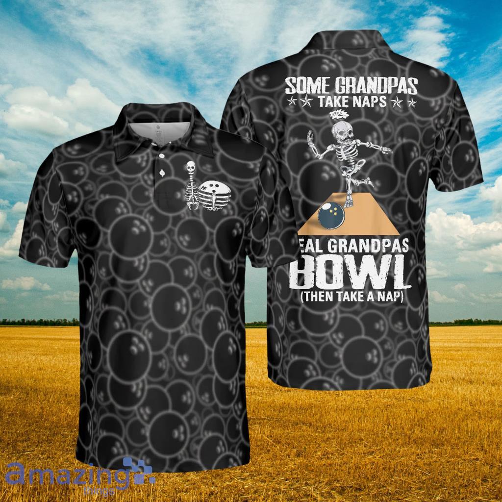 Real Grandpas Bowl Polo Shirt - Real Grandpas Bowl Polo Shirt