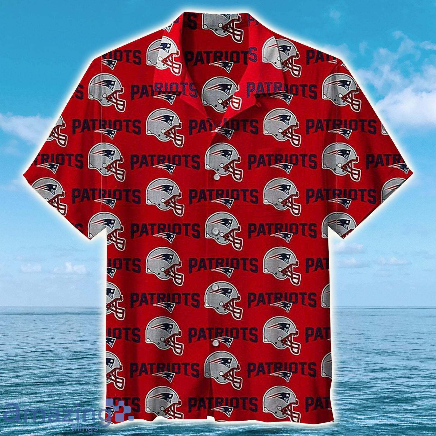 Red New NFL England Patriots Hawaiian Shirt - Red New NFL England Patriots Hawaiian Shirt