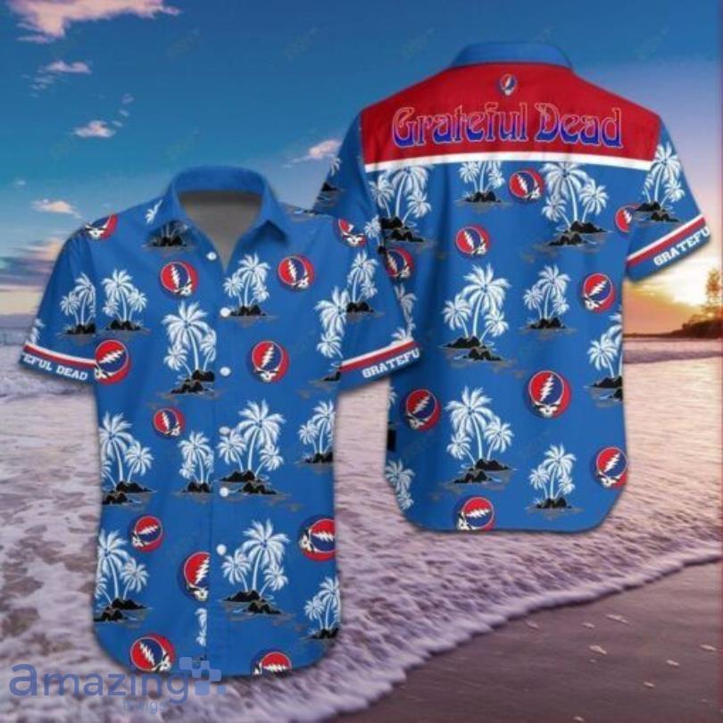 Rock Band Grateful Dead Short Sleeves Hawaiian Shirt Product Photo 1