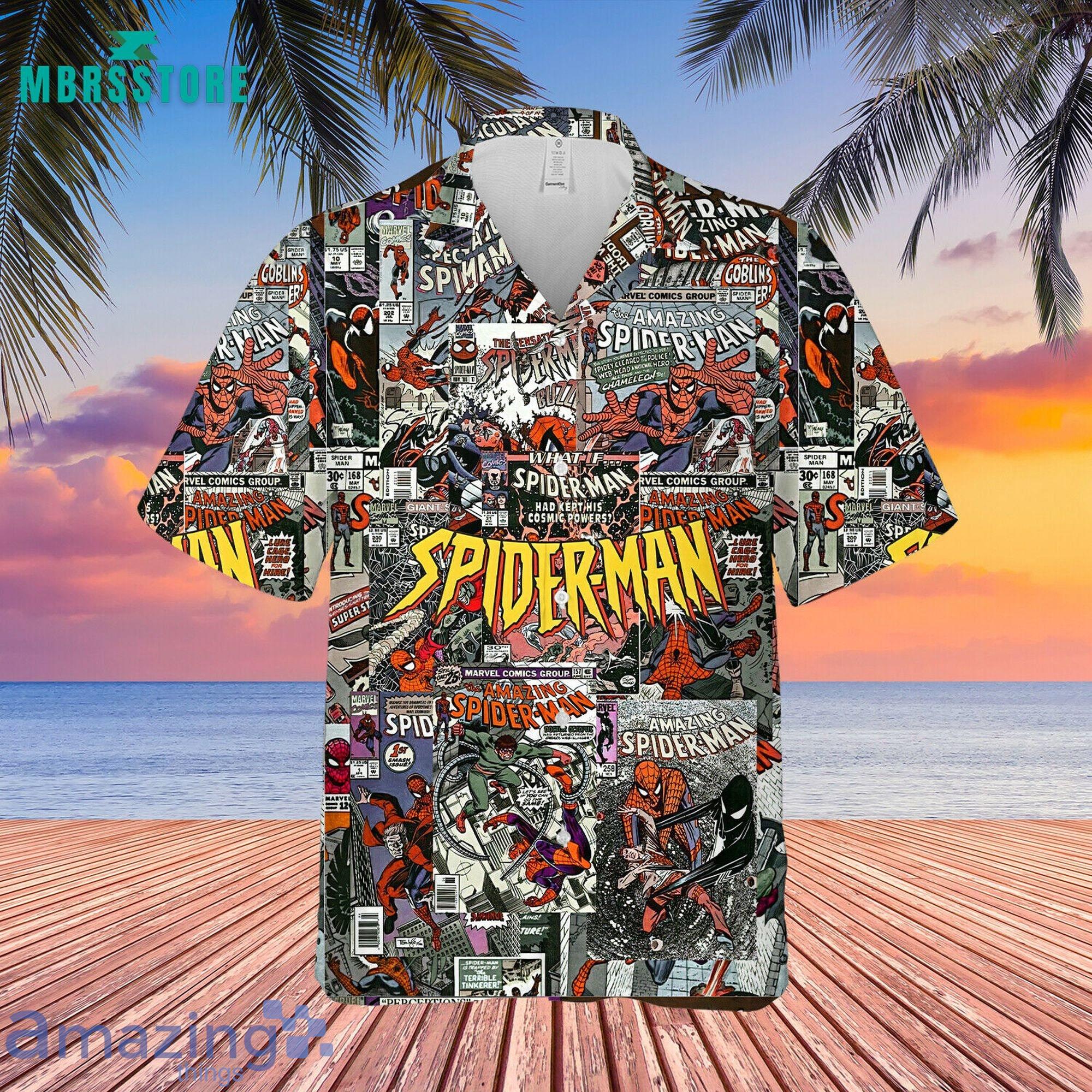 Save The World Spiderm Summer For Him Summer Trip Family Beach Hawaiian Shirt Product Photo 1