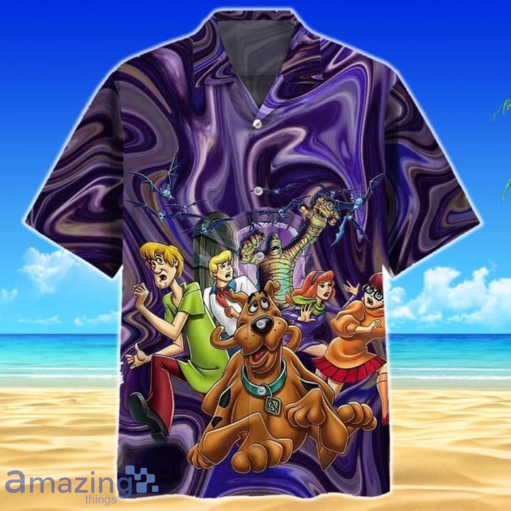Scooby Doo Full Print Short Sleeves Hawaiian Shirt Product Photo 1