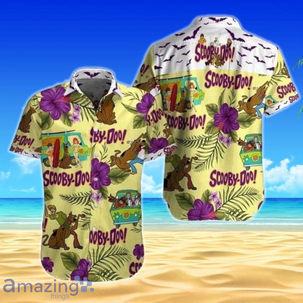 Scooby Doo Tropical Short Sleeves Hawaiian Shirt Product Photo 1