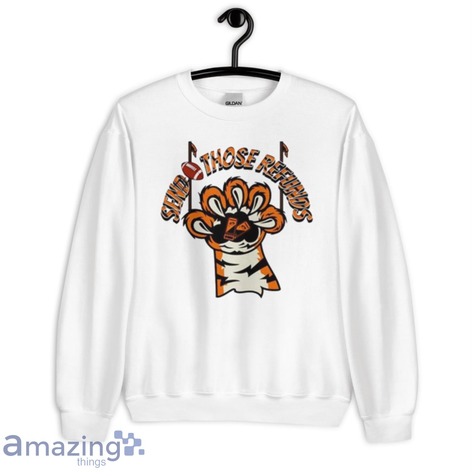 Mama’s Got A Side Hustle Go Bengals Sweatshirt White / Adult 5XL