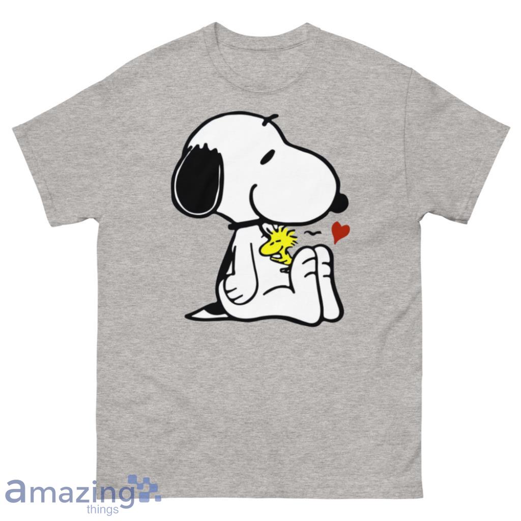 Pittsburgh Steelers Snoopy Love Heart Shirt - High-Quality Printed