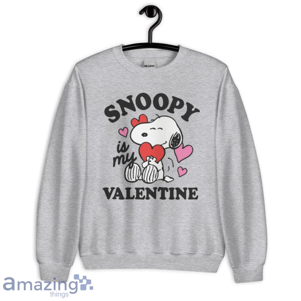 Snoopy Is My Valentine shirt image Snoopy Is My Valentine shirt - Unisex Heavy Blend Crewneck Sweatshirt