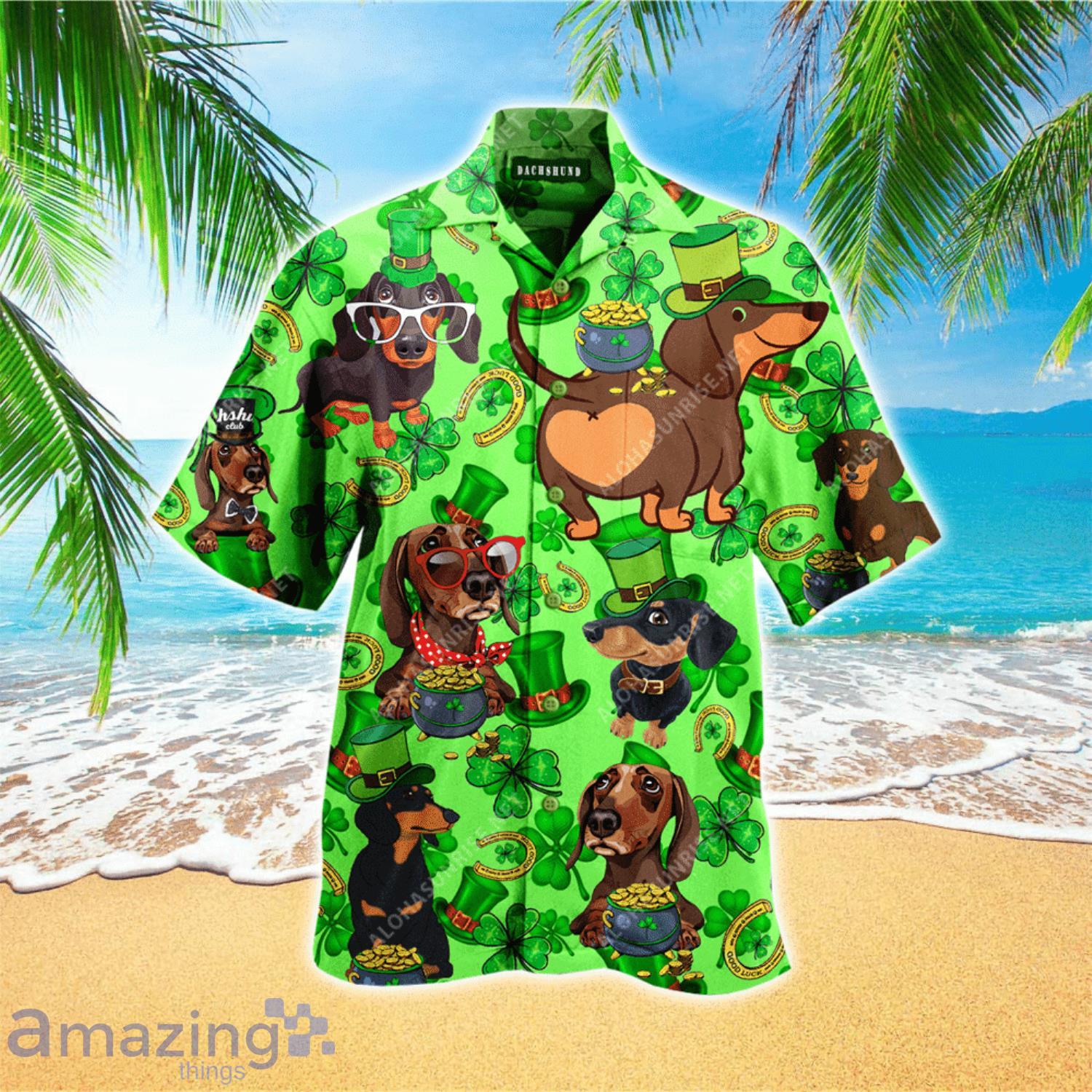 Grass Pokemon St.Patrick's Day Hawaiian Shirt