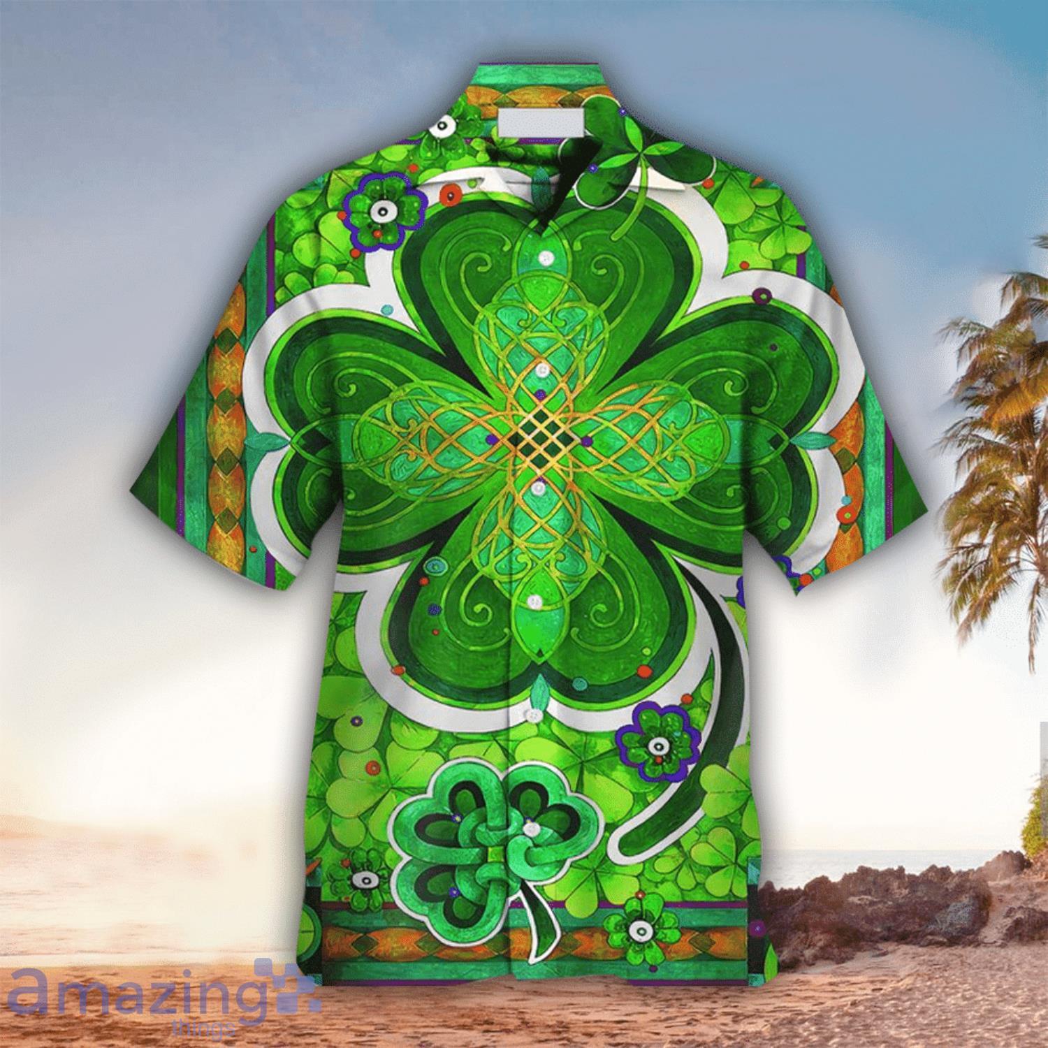 St Patrick's Day Hawaiian Shirt Product Photo 1