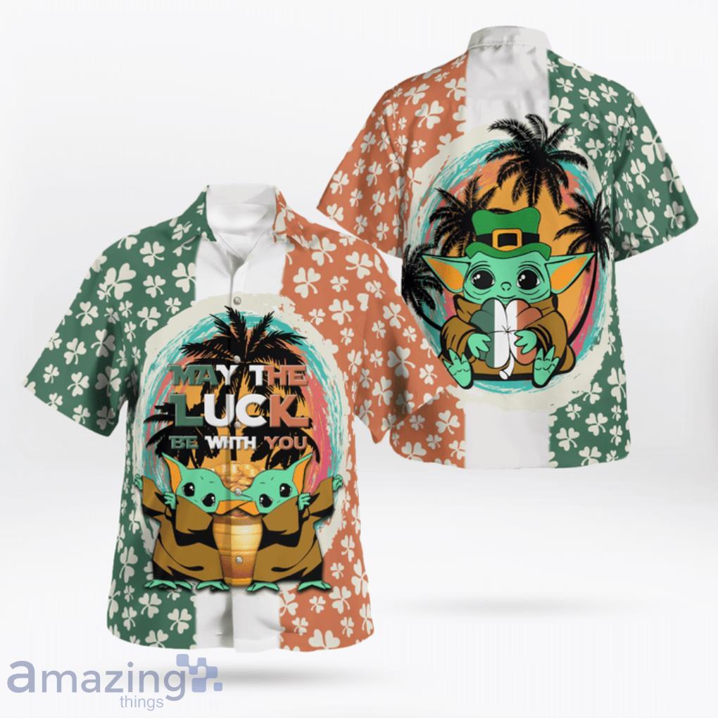 St. Patrick's Day - May The Luck Be With You Hawaiian Shirt Product Photo 1