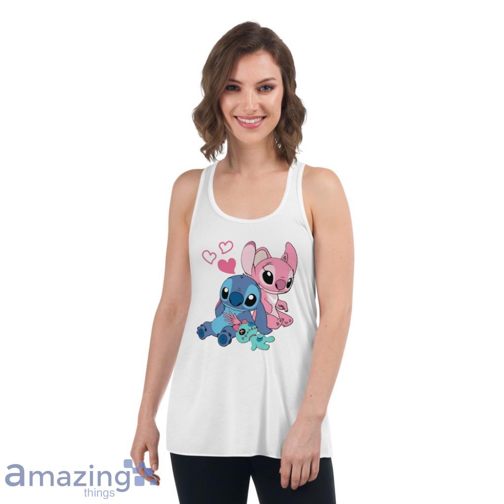 Stitch And Angel Shirt DisneyValentine's Day Shirt image Stitch And Angel Shirt DisneyValentine's Day Shirt