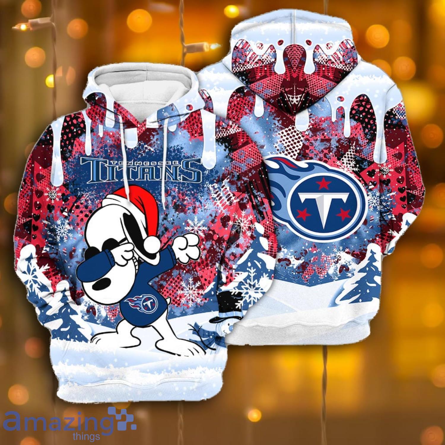 Tennessee Titans Snoopy Dabbing The Peanuts Sports Football Christmas Giift  3D Hoodie For Men And Women