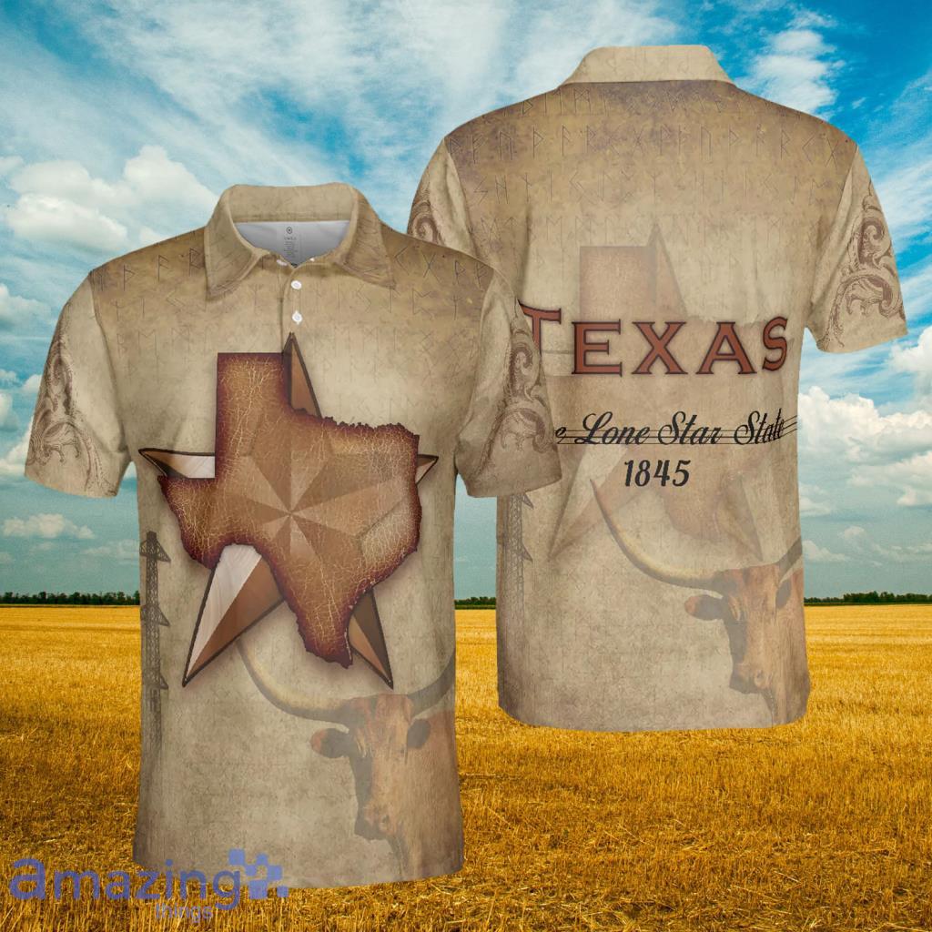Texas The Lone Star State Polo Shirt - Texas The Lone Star State Polo Shirt