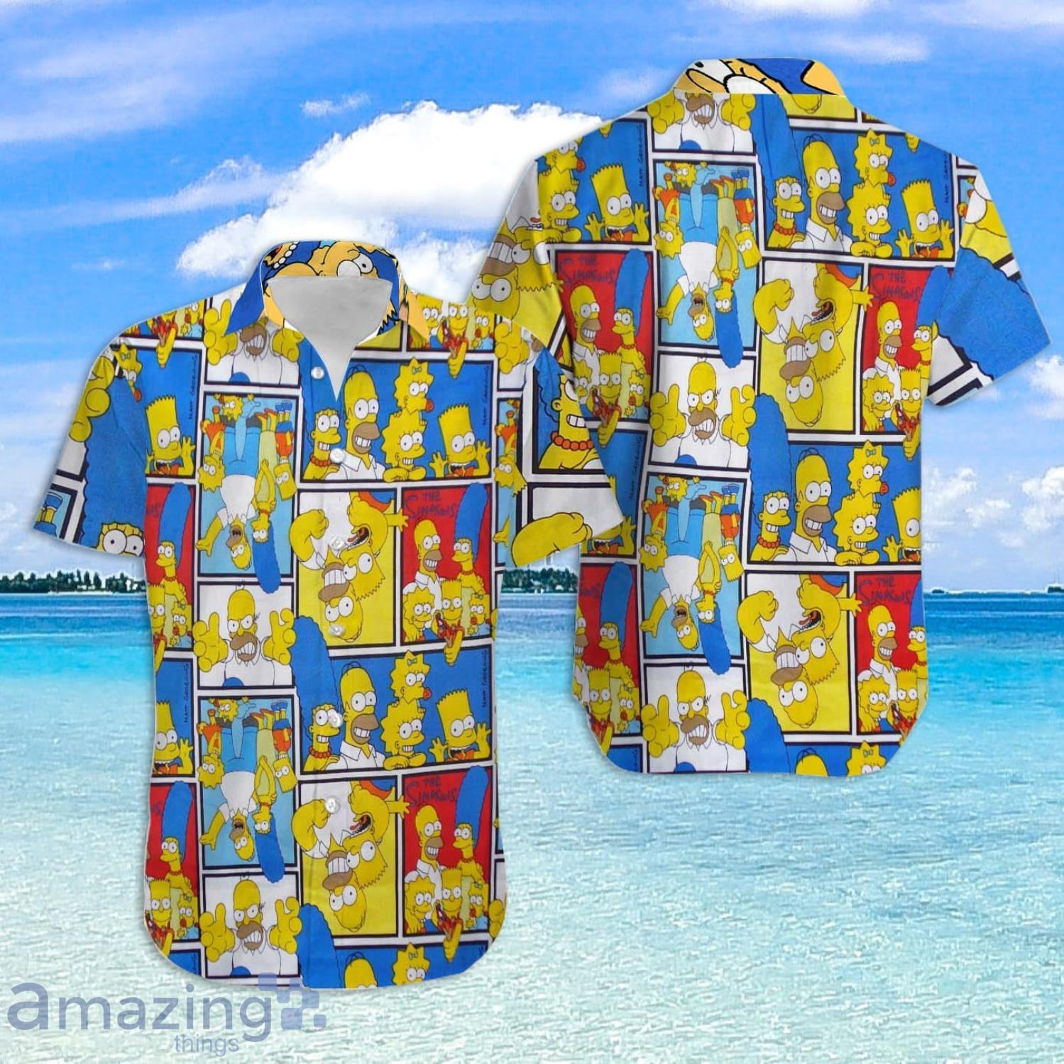 The Simpson Family Funny Summer Hawaiian Shirt Product Photo 1