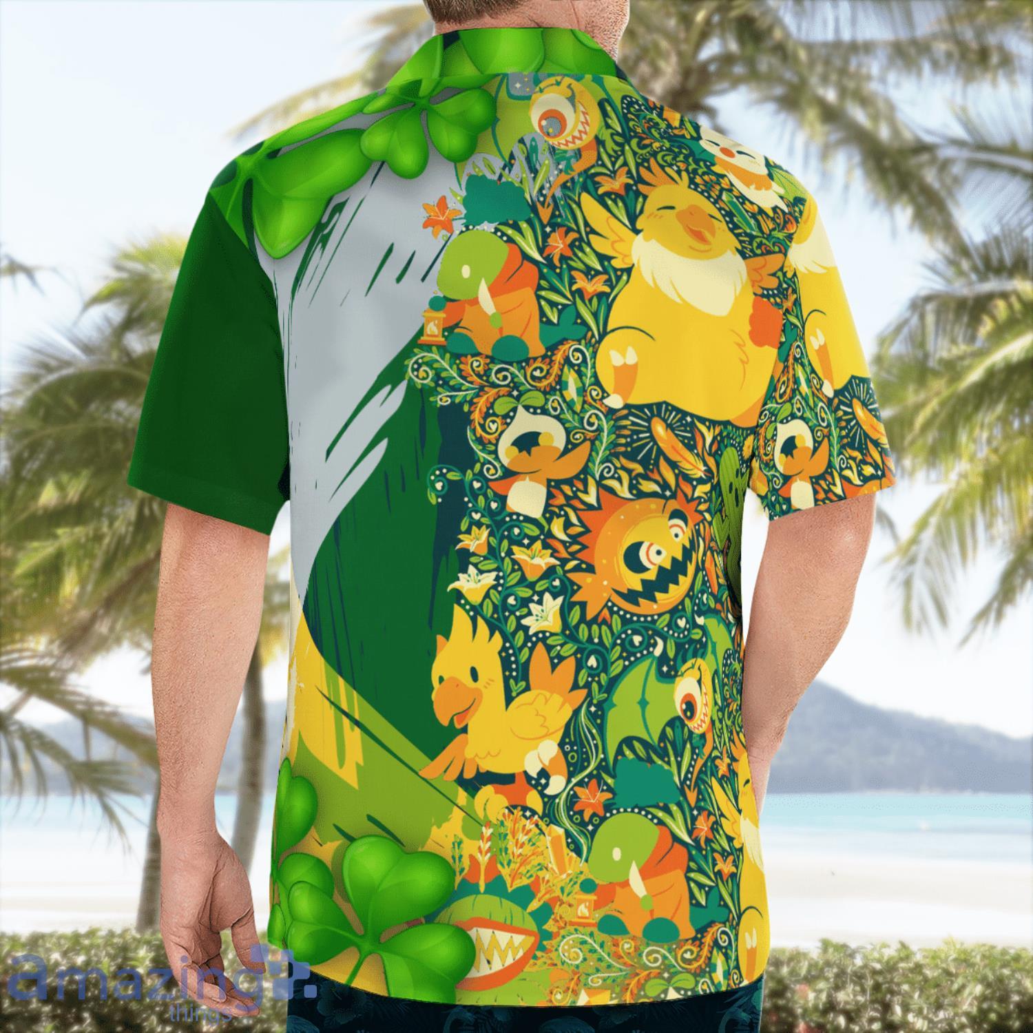 Grass Pokemon St.Patrick's Day Hawaiian Shirt