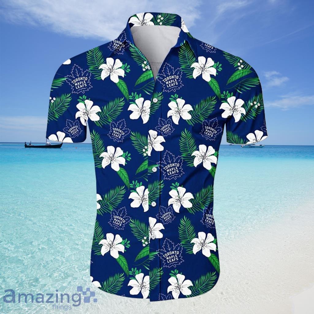 Toronto Maple Leafs Hawaiian shirt Tropical Flower summer - Shirt Low Price