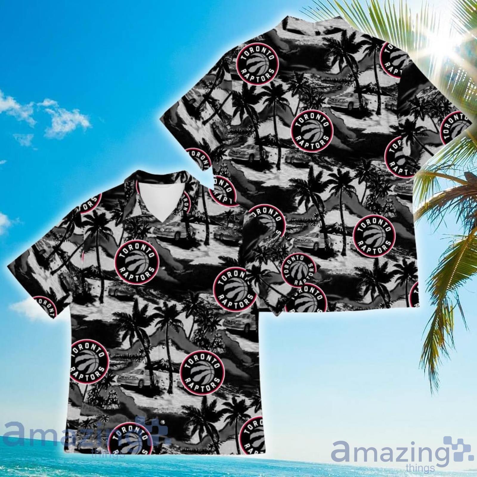 Toronto Raptors Sports American Tropical Coconut Vintage Patterns Hawaiian Shirt Product Photo 1