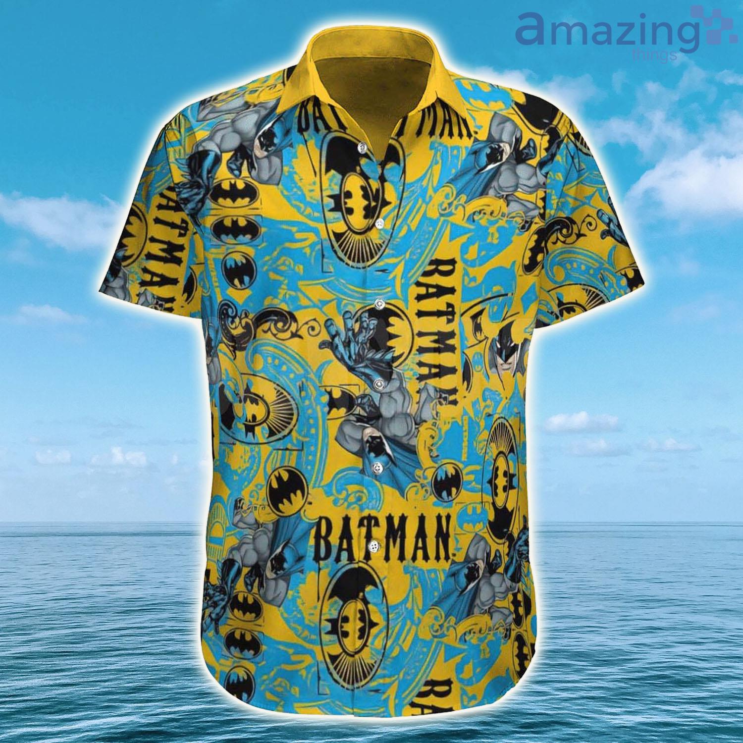 Vintage Batman Comics Unisex Hawaiian Shirt - Vintage Batman Comics Unisex Hawaiian Shirt