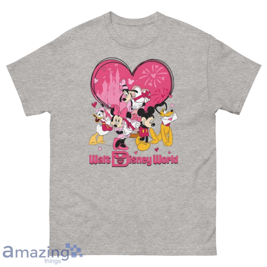 Walt Disney World Happy Valentine Days Matching Couple Shirt - 500 Men’s Classic Tee Gildan