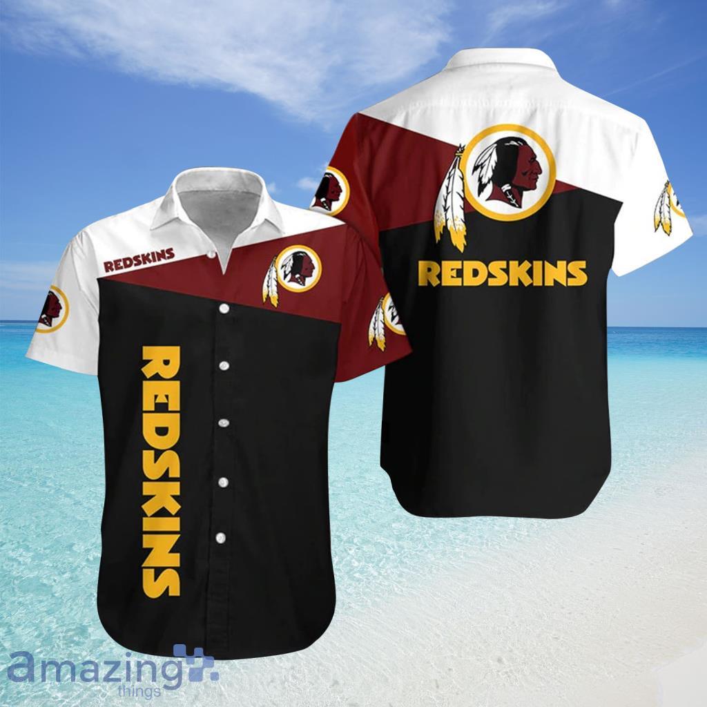 Washington Football NFL Team Hawaiian Shirt Tropical Flower For Fans - Washington Football NFL Team Hawaiian Shirt Tropical Flower For Fans