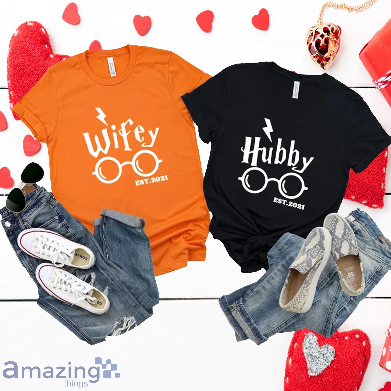 Wifey-Hubby Couple Matching Shirts - Wifey-Hubby Couple Matching Shirts