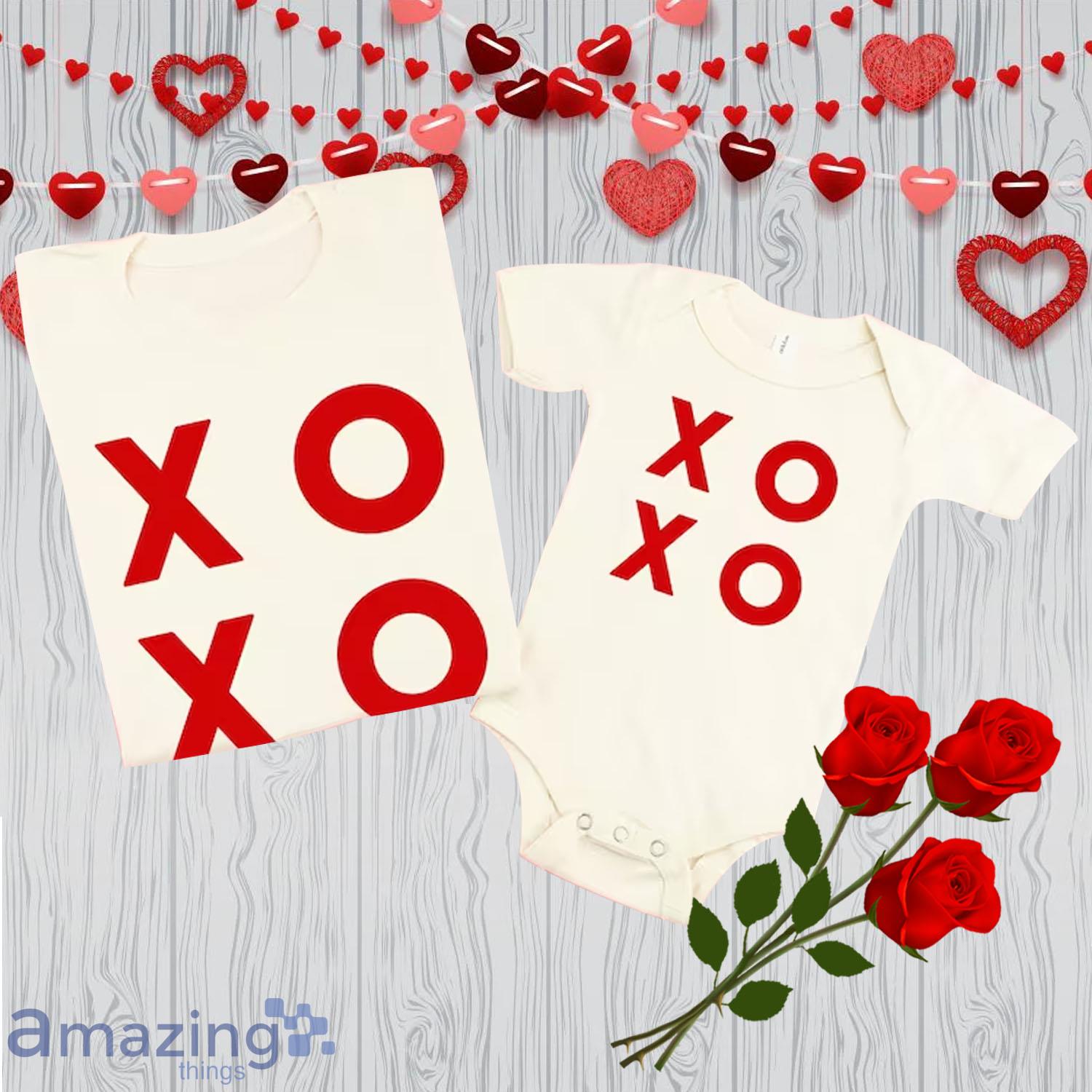 Xoxo Valentine Day's Matching Shirt Gift For Mom And Baby - Xoxo Valentine Day's Matching Shirt Gift For Mom And Baby