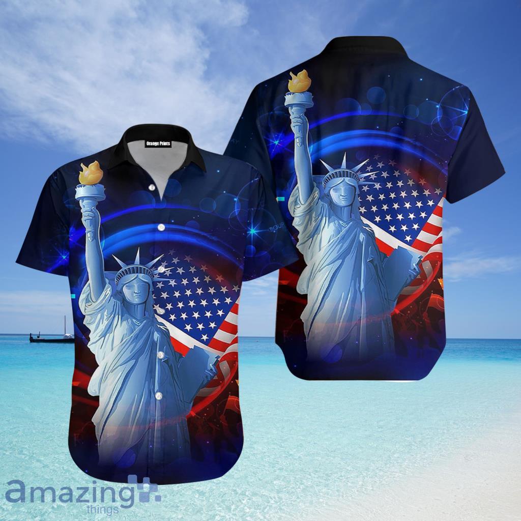 4th July Independence Day Statue Of Liberty Aloha Hawaiian Shirt For Men And Women - 4th July Independence Day Statue Of Liberty Aloha Hawaiian Shirt For Men And Women