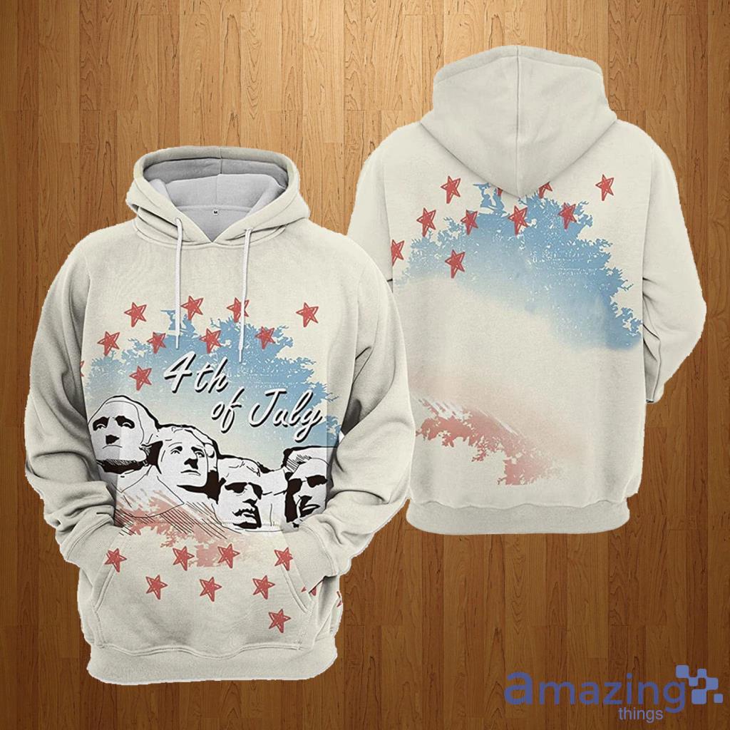 4th Of July American Hoodie 3D All Over Print - 4th Of July American Hoodie 3D All Over Print