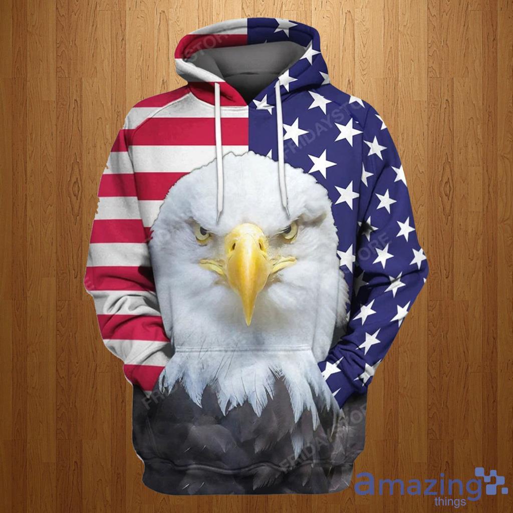4th Of July Fourth July American Flag Bald Eagle Independence Day Gift Hoodie 3D All Over Print - 4th Of July Fourth July American Flag Bald Eagle Independence Day Gift Hoodie 3D All Over Print