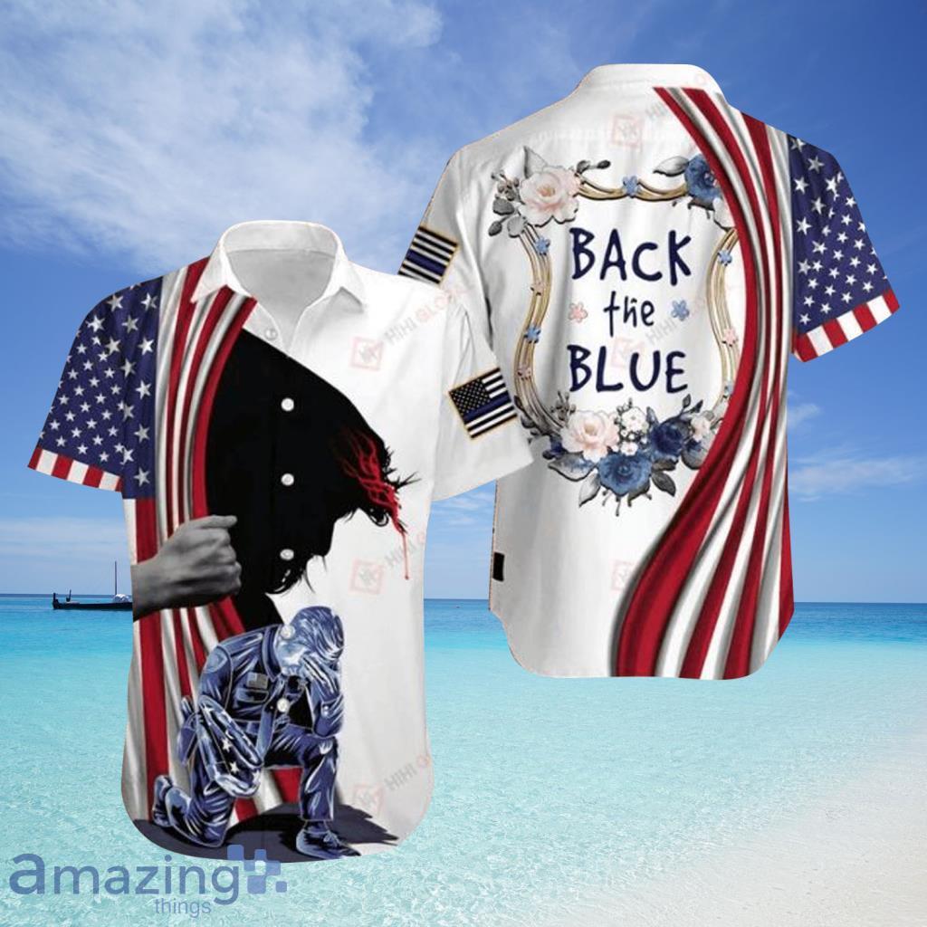 American Flag Hawaiian Shirt For Women's 4th Of July Outfit