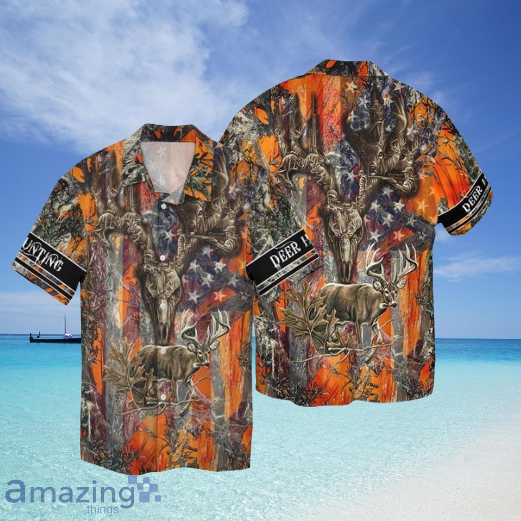 4th Of July Independence Day Deer Hunting Hawaiian Shirt - 4th Of July Independence Day Deer Hunting Hawaiian Shirt