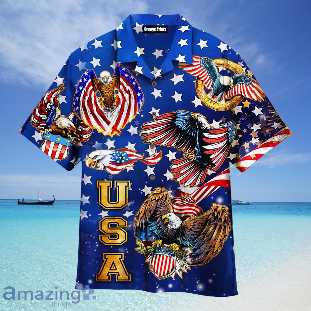 Kraken Rum Fourth Of July Eagle Hawaiian Shirt in 2023