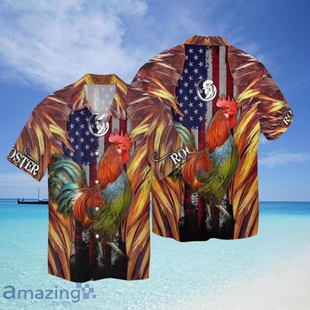 4th Of July Independence Day Rooster Hawaiian Shirt - 4th Of July Independence Day Rooster Hawaiian Shirt