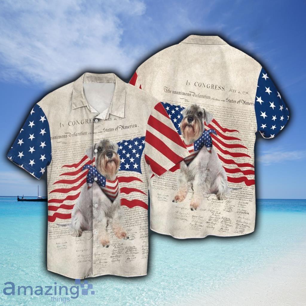 4th Of July Independence Day Schnauzer Patriotic Schnauzer American Flag Hawaiian Shirt For Men And Women - 4th Of July Independence Day Schnauzer Patriotic Schnauzer American Flag Hawaiian Shirt For Men And Women