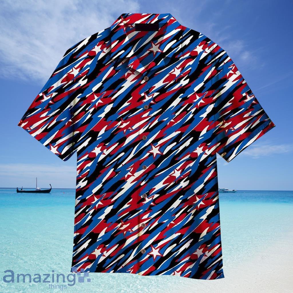 4th of July US Flag Camo Patriotism Hawaiian Shirt For Men And Women - 4th of July US Flag Camo Patriotism Hawaiian Shirt For Men And Women