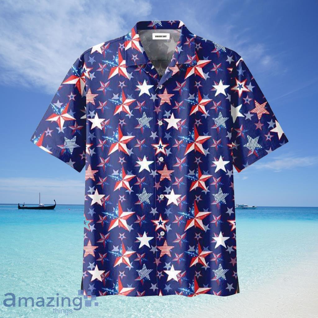 4th Of July US Flag Star Hawaiian Shirt For Men And Women - 4th Of July US Flag Star Hawaiian Shirt For Men And Women