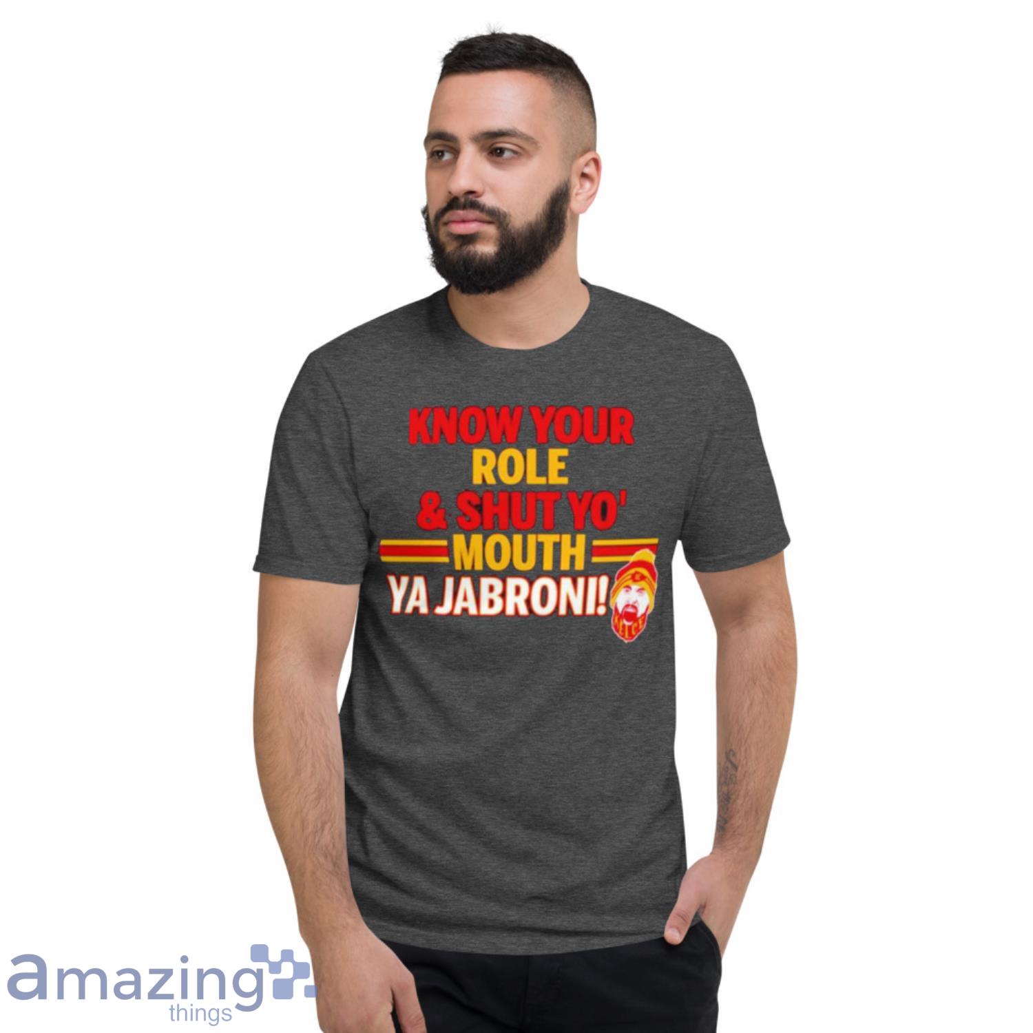 AFC Know Your Role And Shut Mouth Travis Kelce Shirt Gift For Fans image AFC Know Your Role And Shut Mouth Travis Kelce Shirt Gift For Fans Product Photo 5