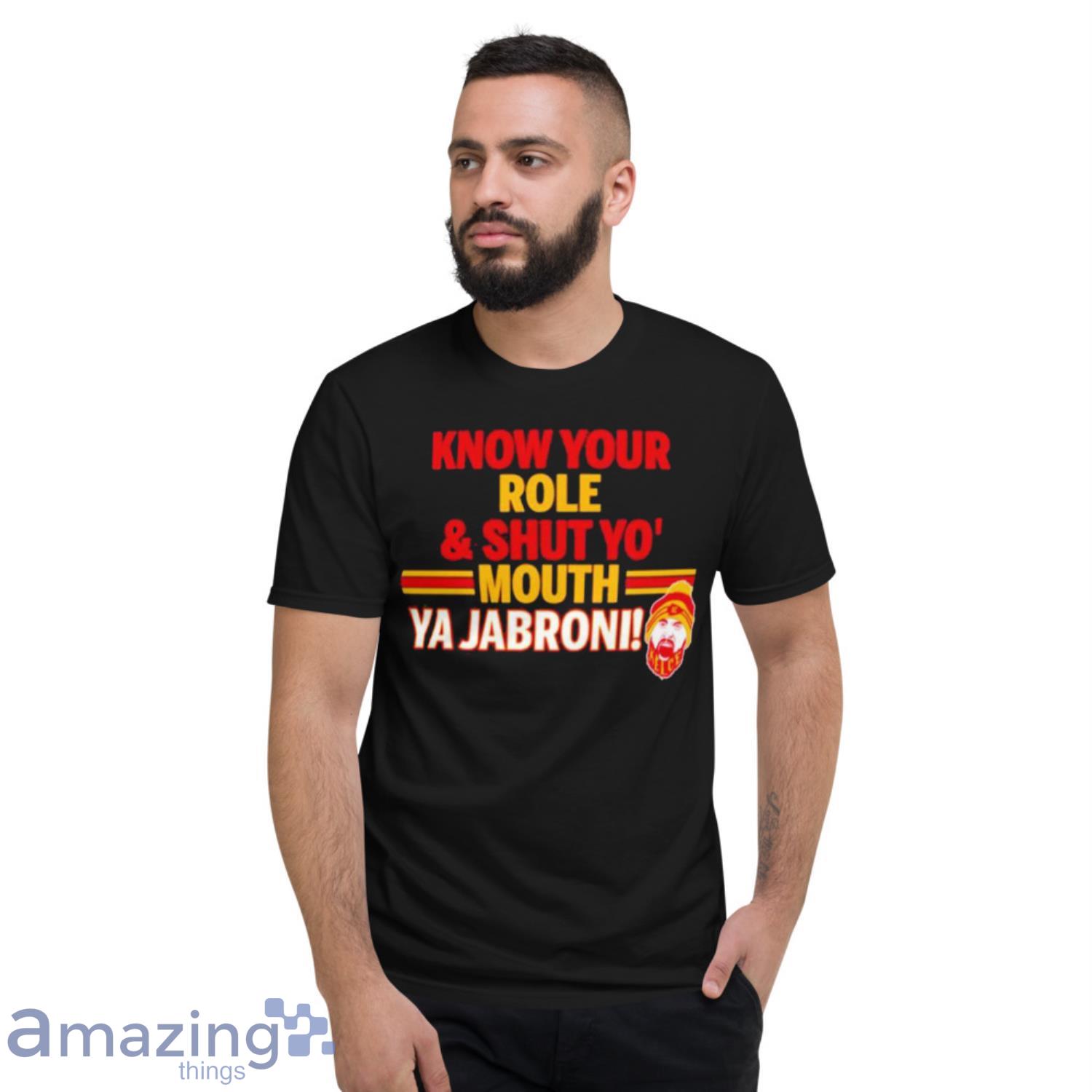AFC Know Your Role And Shut Mouth Travis Kelce Shirt Gift For Fans image AFC Know Your Role And Shut Mouth Travis Kelce Shirt Gift For Fans Product Photo 6