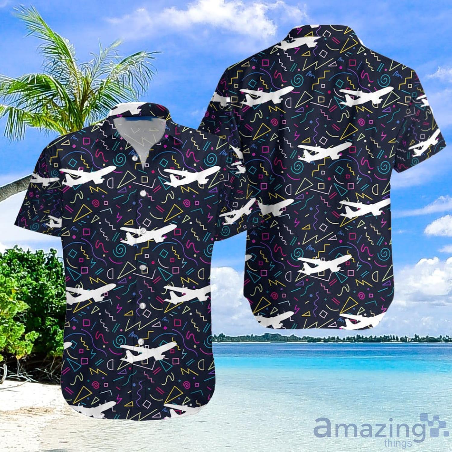 Airplane Aloha Gift For Summer Hawaiian Shirt Men And Women Product Photo 1