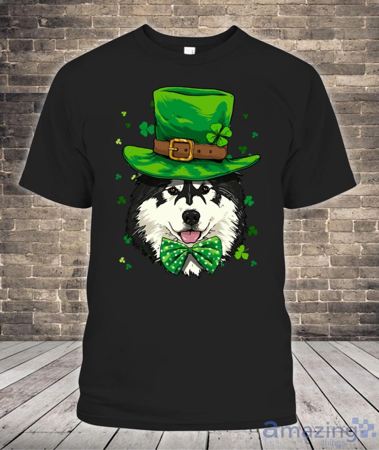 Alaskan Malamute Leprechaun St Patricks Day Dog Shirt Product Photo 1 Alaskan Malamute Leprechaun St Patricks Day Dog Shirt Product Photo 1