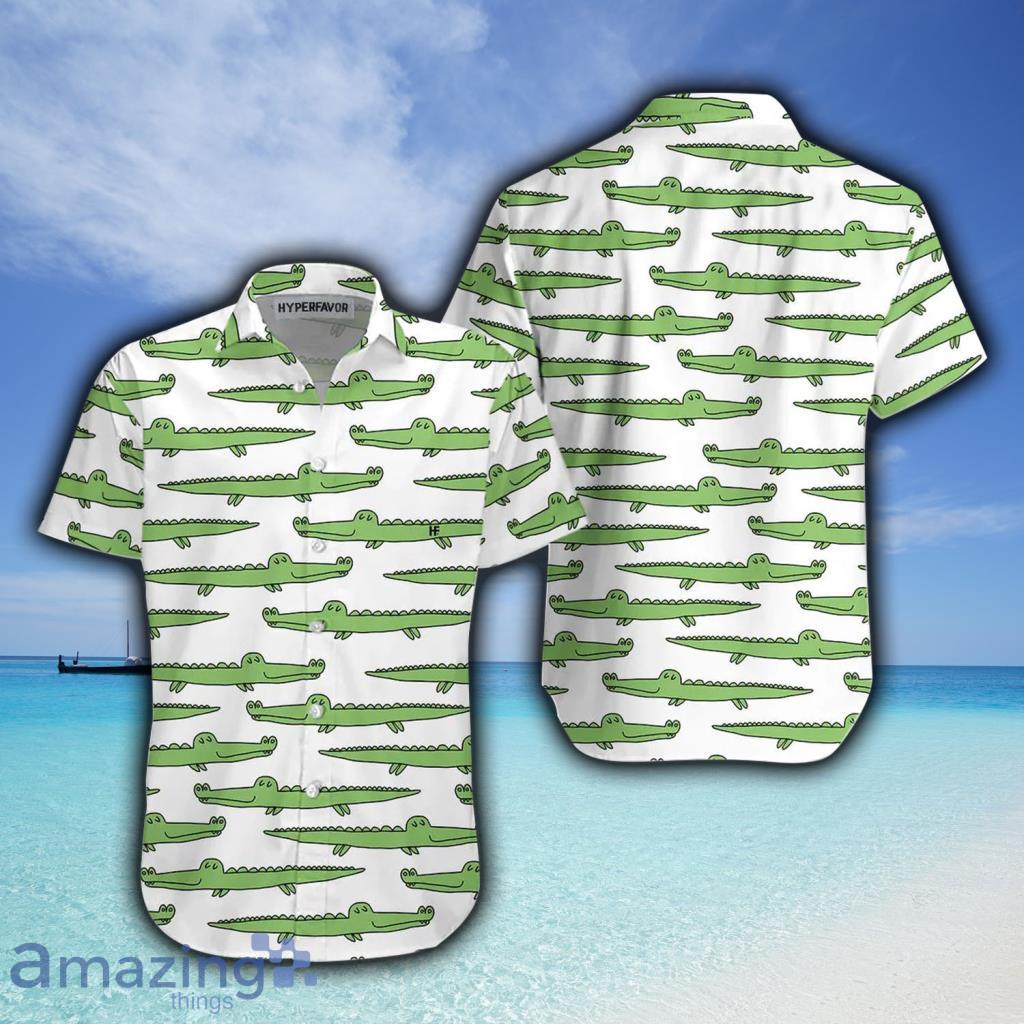 Alligator Seamless Pattern For Men Hawaiian Shirt - Alligator Seamless Pattern For Men Hawaiian Shirt