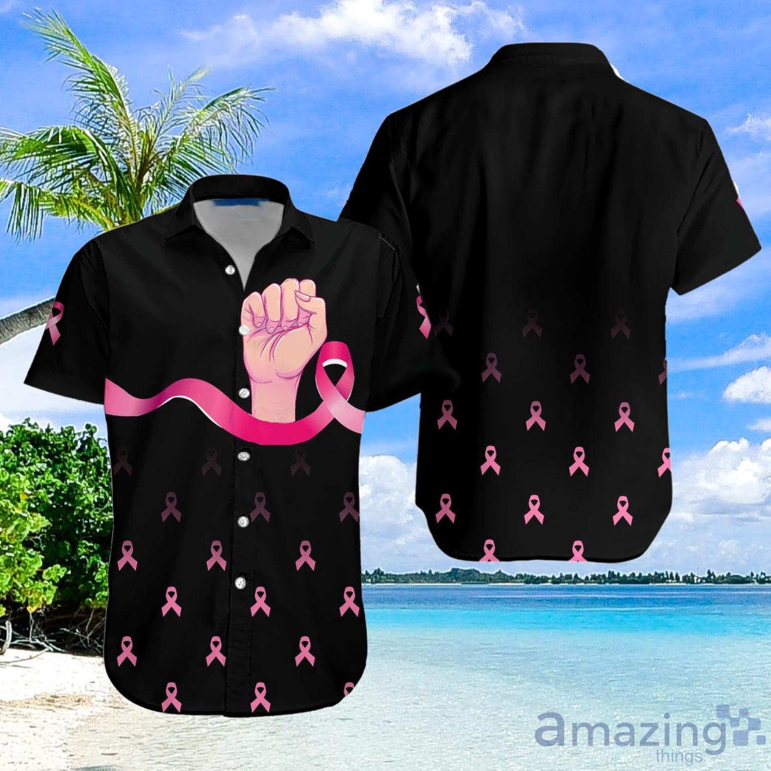 Amazing Breast Cancer Aloha Gift For Summer Hawaiian Shirt Men And Women Product Photo 1