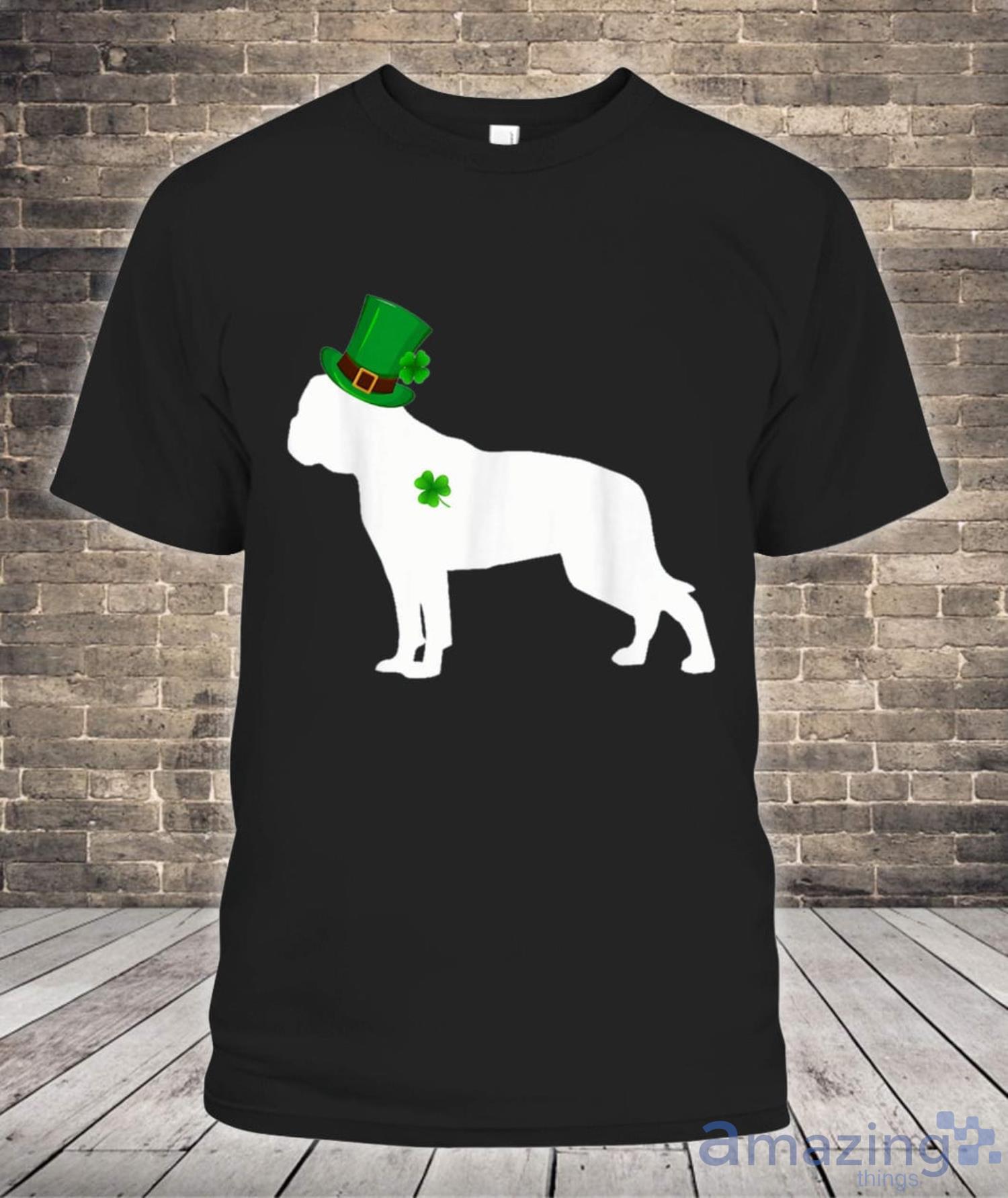American Bulldog St Patricks Day Leprechaun Dog Lover Shirt Product Photo 1