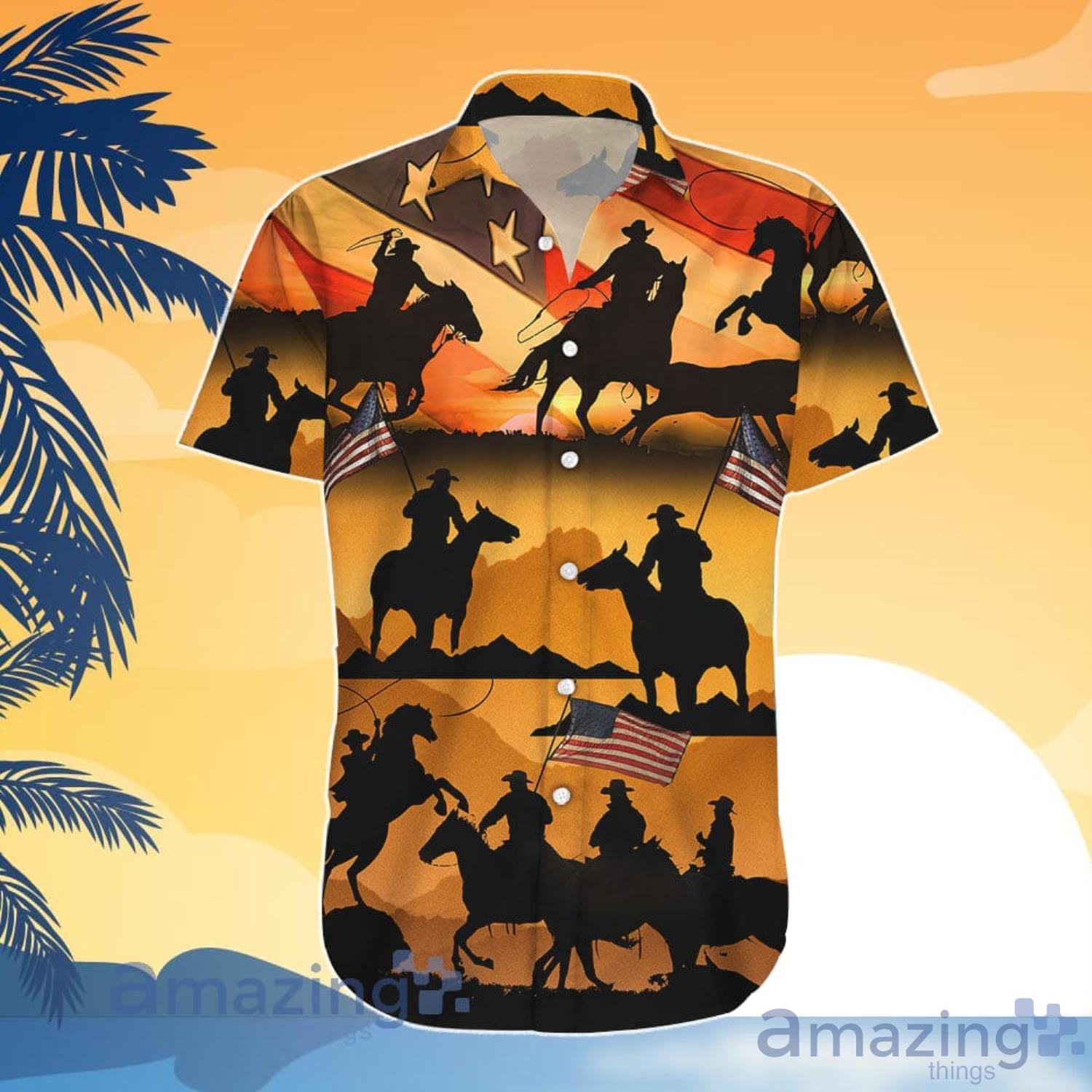 Sunset On The Island - Hawaiian Shirt - Dallas Cowboys Hawaiian