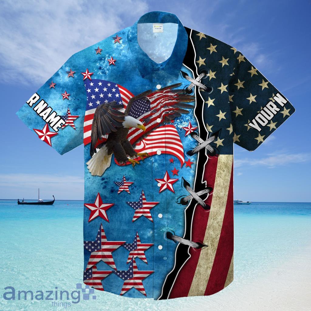 American Flag Eagle Hawaiian Shirt 4th of July - American Flag Eagle Hawaiian Shirt 4th of July American Flag Eagle Hawaiian Shirt 4th of July - American Flag Eagle Hawaiian Shirt 4th of July