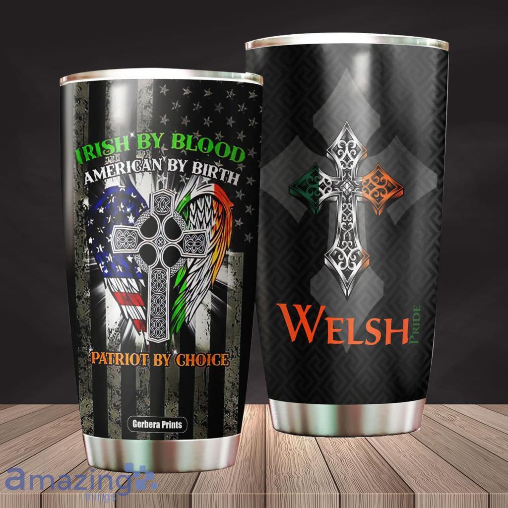 American Irish St Patricks Day Stainless Steel Tumbler - American Irish St Patricks Day Stainless Steel Tumbler